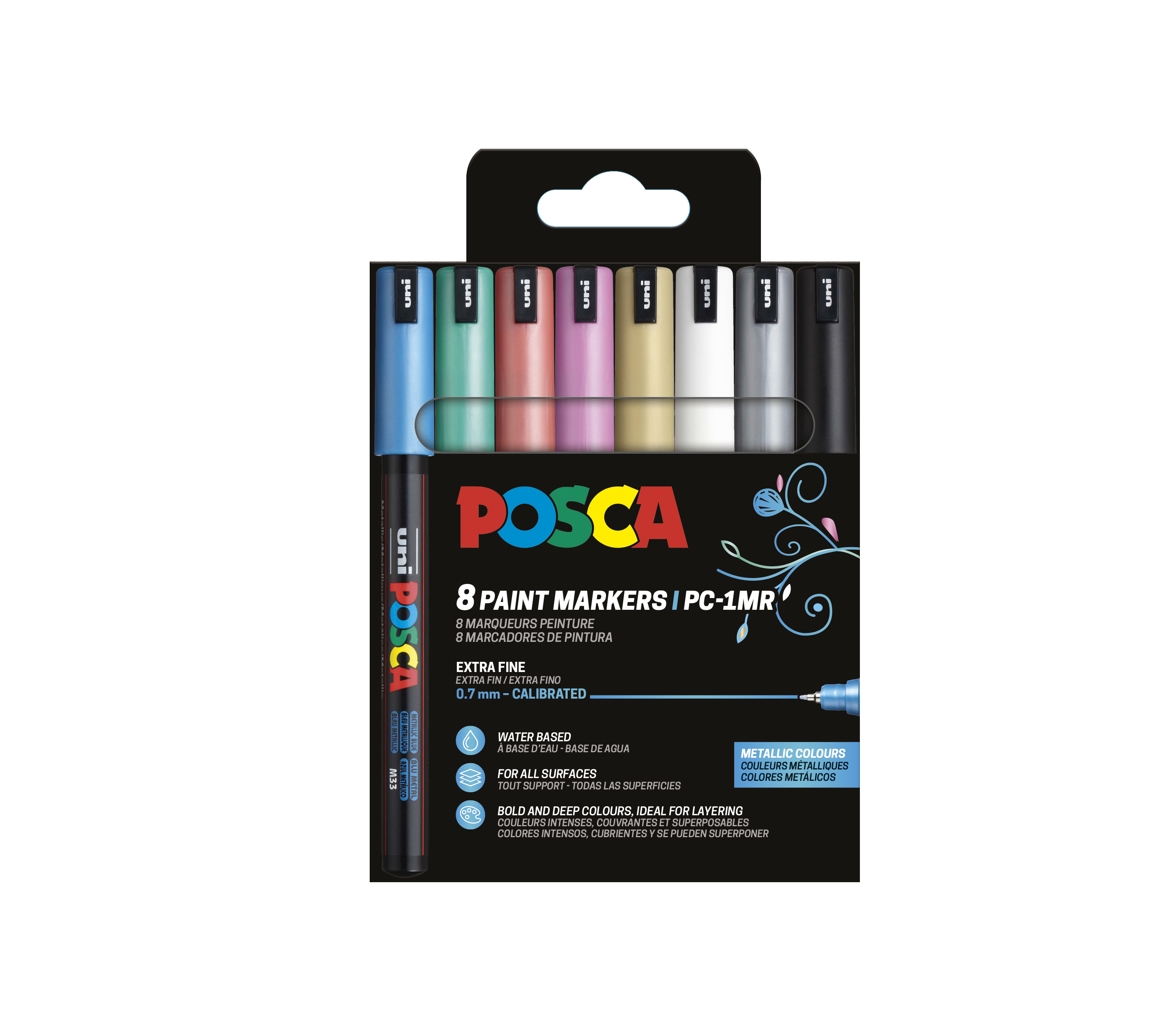 PC-1MR 8P SET METALLIC COLOR